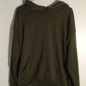 Army green sweatshirt